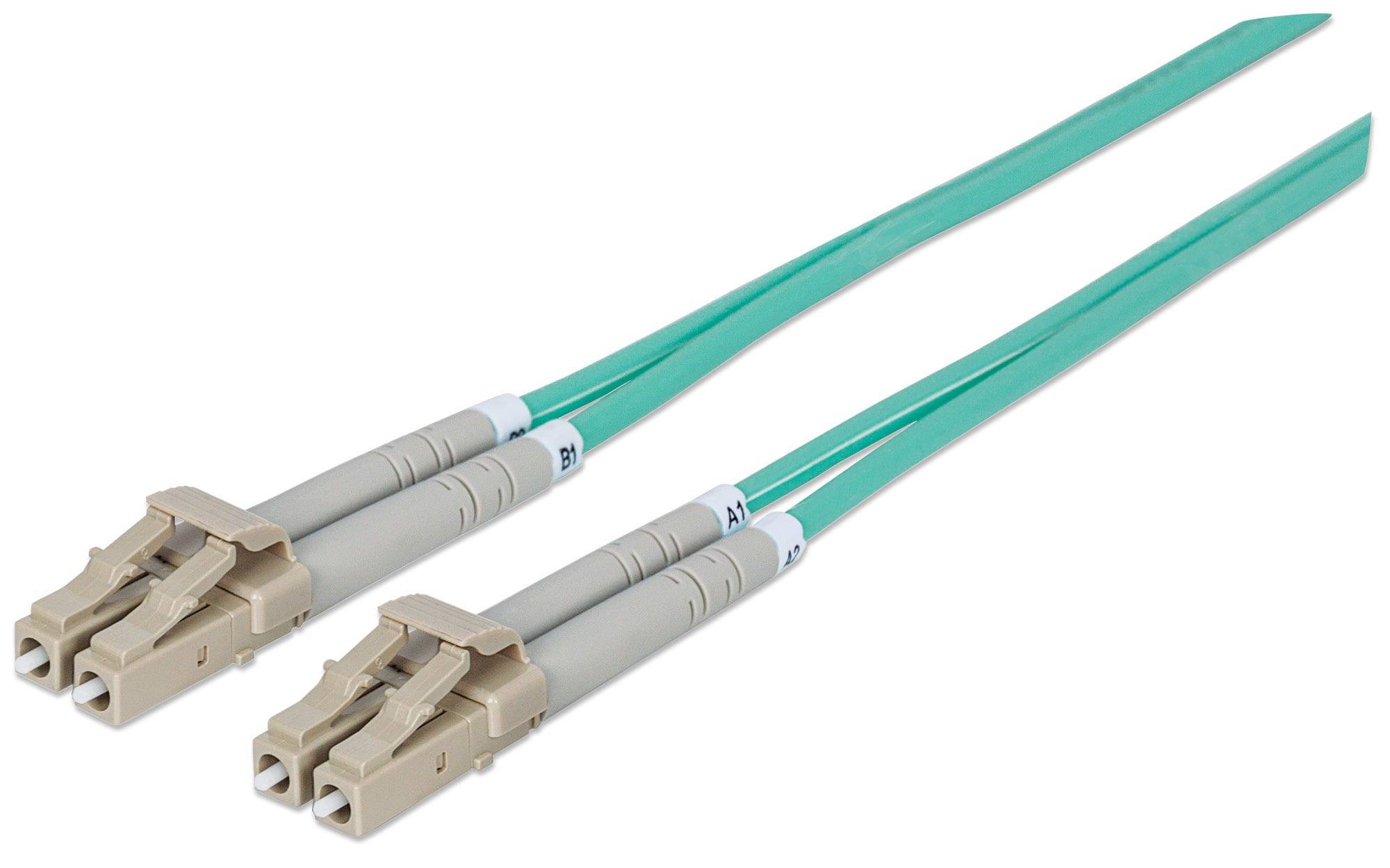 Intellinet 750905 Fibreglass FO Cable [1x LC plug - 1x LC plug] 50/125 µ Multimode OM3 20.00 m-4