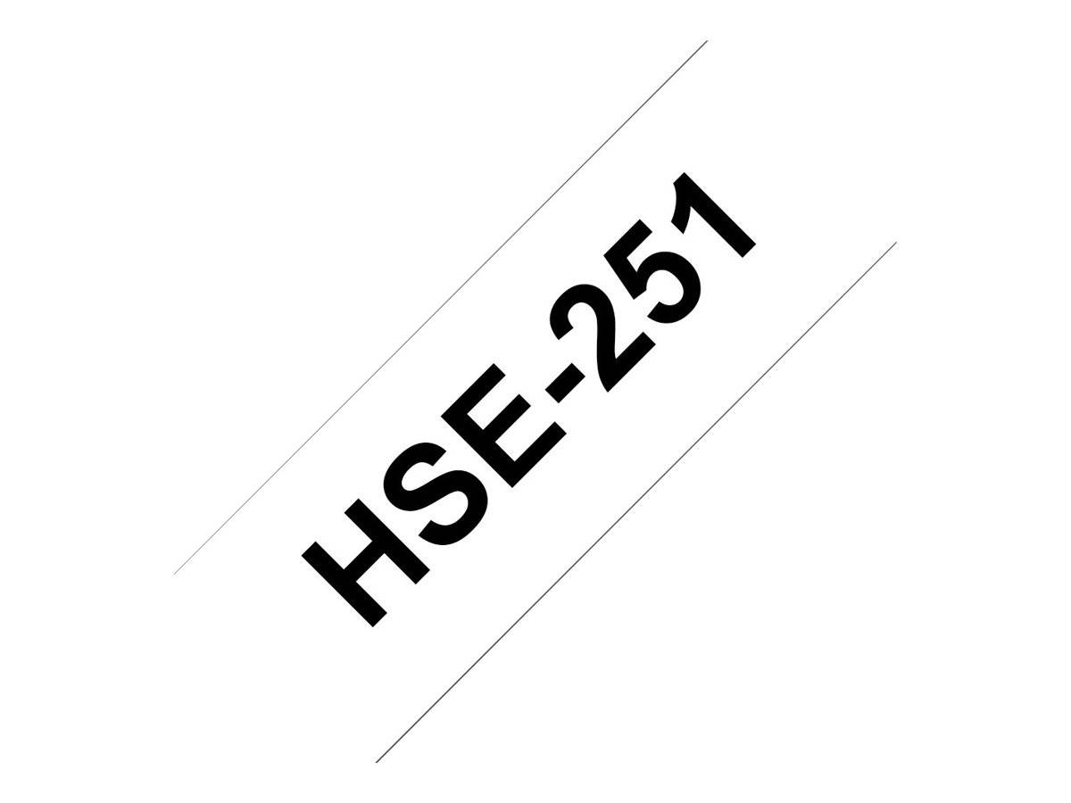 Brother HSe HSe-251 Tape colour: White Font colour:Black 23.6 mm 1.5 m-2