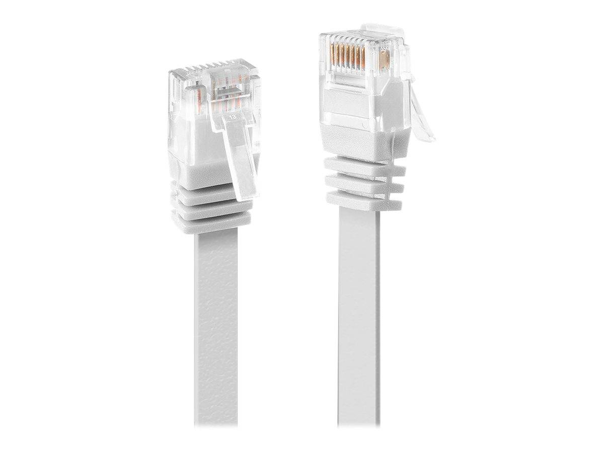 LINDY 47500 RJ45 Network cable, patch cable CAT 6 U/UTP 0.30 m White ...