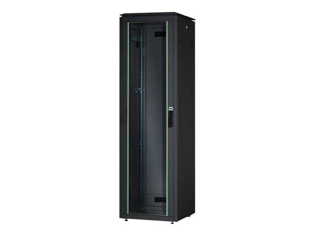 Digitus DN-19 36U-6/8-B-1 19" server rack cabinet (W x H x D) 600 x 1787 x 800 mm 36 U Black, Black (RAL 9005)-2