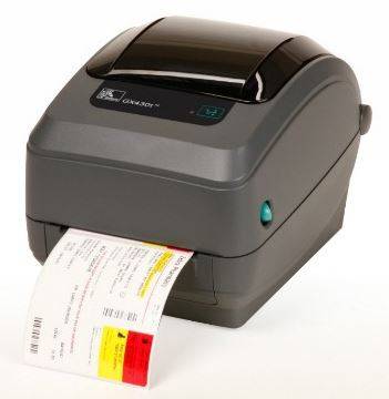 Zebra GX43-102420-000 Label printer Thermal transfer 300 x 300 dpi Max. label width: 110 mm USB, RS-232, LAN-3