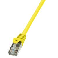 LogiLink CP1067S RJ45 Network cable, patch cable CAT 5e F/UTP 3.00 m Yellow incl. detent 1 pc(s)-3