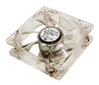 LogiLink FAN104 PC fan Transparent, blue illuminated (W x H x D) 120 x 120 x 25 mm-4