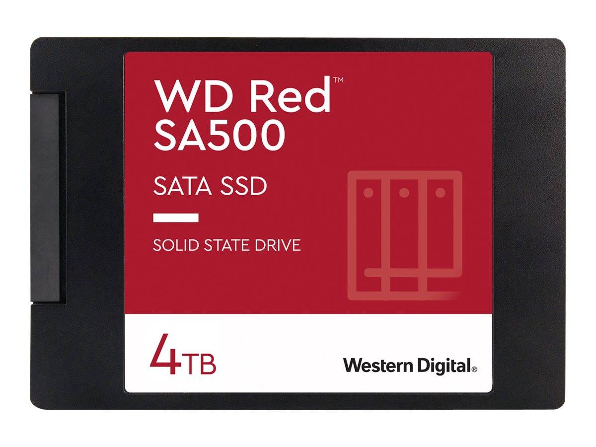 Western Digital WD Red™ SA500 4 TB 2.5" (6.35 cm) internal SSD SATA 6 Gbps WDS400T1R0A-4