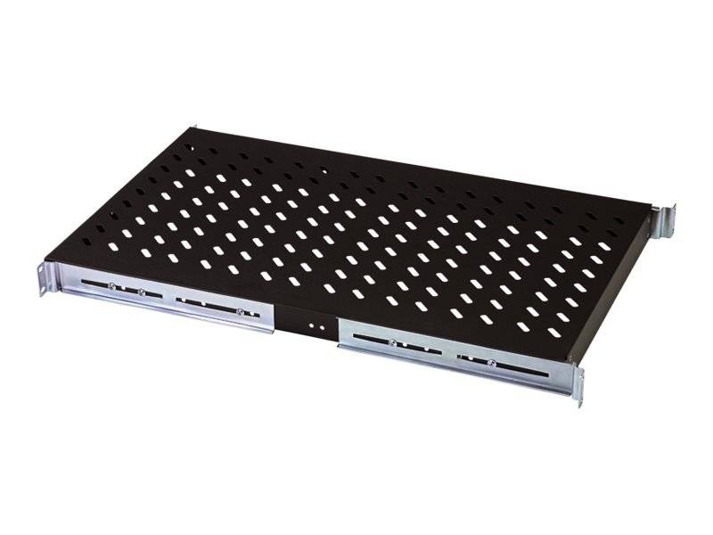 Digitus DN-19 TRAY-2-1000SW 19 inch 1 U Retractable Suitable for (cabinet depths): 1000 mm Black-1