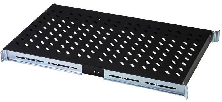 Digitus DN-19 TRAY-2-1000SW 19 inch 1 U Retractable Suitable for (cabinet depths): 1000 mm Black-3