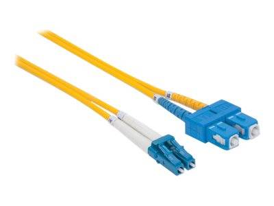 Intellinet 750974 Fibreglass FO Cable [1x LC plug - 1x SC plug] 9/125 µ Singlemode OS2 20.00 m-3