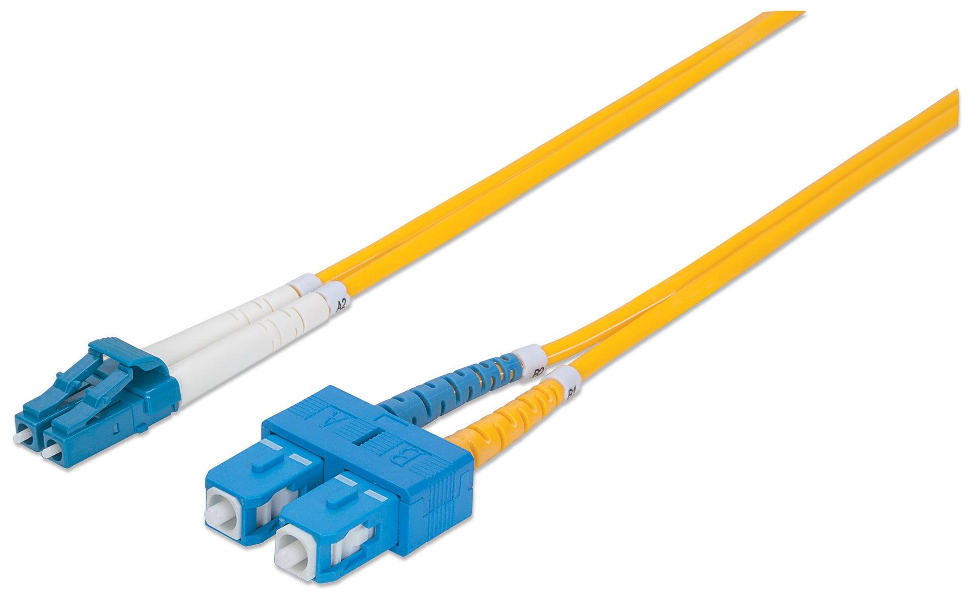 Intellinet 750974 Fibreglass FO Cable [1x LC plug - 1x SC plug] 9/125 µ Singlemode OS2 20.00 m-4