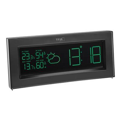 TFA Dostmann COLORIS 35.1147.01 Wireless digital weather station Max. number of sensors 1 pc(s)-2