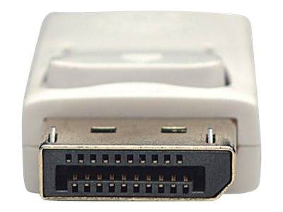 Manhattan Mini DisplayPort / DisplayPort Adapter cable Mini DisplayPort plug, DisplayPort plug 2.00 m White 393812 gold -2