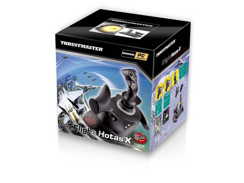 Thrustmaster T-Flight Hotas X Flight sim joystick USB PC, PlayStation 3 Black-2
