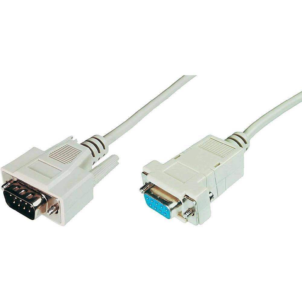 Digitus Series Cable [1x D-SUB-plug 9-pin - 1x D-SUB socket 9-pin] 2.00 m Beige-3