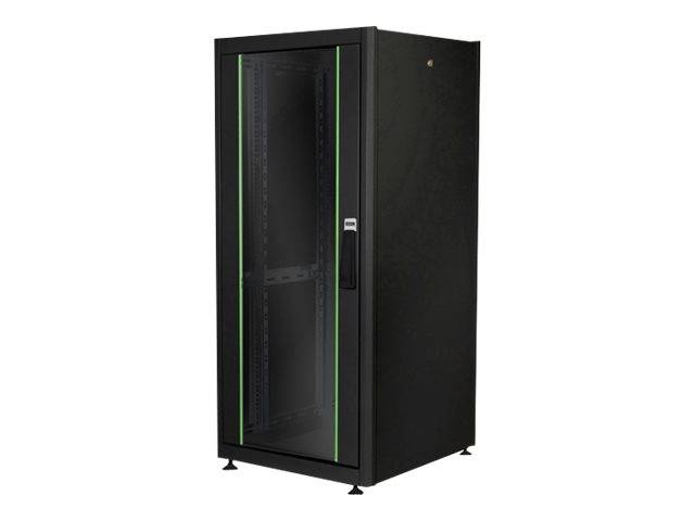 Digitus DN-19 26U-6/6-DB 19" server rack cabinet (W x H x D) 600 x 1330 x 600 mm 26 U Black, Black (RAL 9005)-2