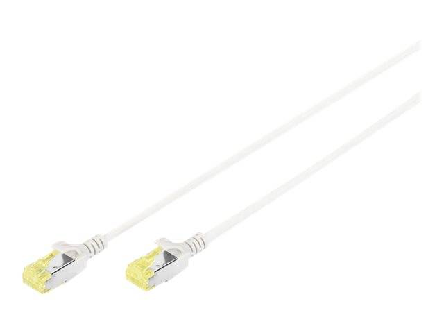 Digitus DK-1617-A-100S RJ45 Network cable, patch cable CAT 6A U/UTP 10.00 m Grey Shielded, Halogen-free, double shieldin-2