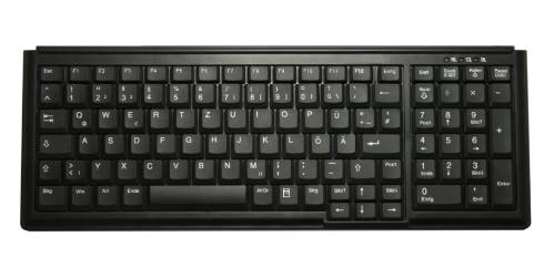 Active Key AK-7000 USB Keyboard German, QWERTZ Black-3