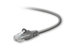 Belkin A3L791R02M-S RJ45 Network cable, patch cable CAT 5e U/UTP 2.00 m Grey incl. detent 1 pc(s)-4