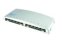 Telegärtner 100006998 12 ports CAT 6A 1 U Grey Equipped-1