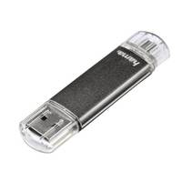 Hama FlashPen "Laeta Twin" USB smartphone/tablet extra memory Grey 64 GB USB A (USB 2.0), Micro USB B (USB 2.0)-3