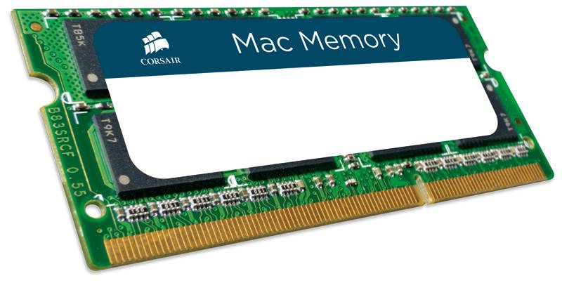Corsair Mac Memory Laptop RAM kit DDR3 16 GB 2 x 8 GB Non-ECC 1333 MHz 240-pin DIMM CL9 9-9-24 CMSA16GX3M2A1333C9-2