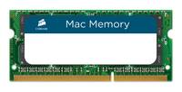 Corsair Mac Memory Laptop RAM kit DDR3 16 GB 2 x 8 GB Non-ECC 1333 MHz 240-pin DIMM CL9 9-9-24 CMSA16GX3M2A1333C9-3