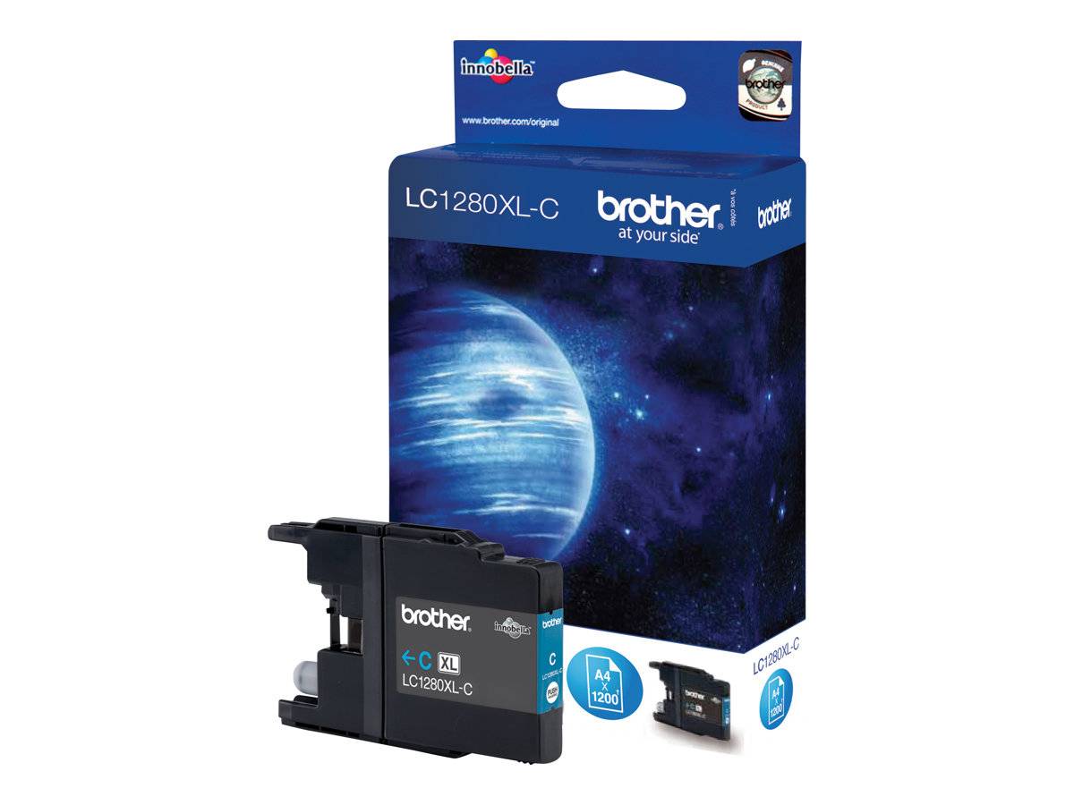 Brother Ink cartridge LC-1280XLC Original Cyan LC1280XLC-1