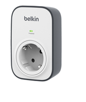 Belkin BSV103vf Surge protection in-line connector + USB White, Grey-3