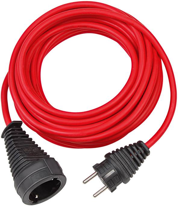 Brennenstuhl 1167470 Current Cable extension 16 A Red 25.00 m H05VV-F 3G 1,5 mm²-1