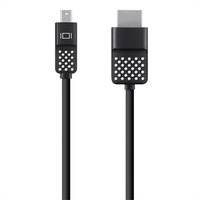 Belkin Mini DisplayPort / HDMI Adapter cable Mini DisplayPort plug, HDMI-A plug 3.60 m Black F2CD080bt12 DisplayPort cab-2