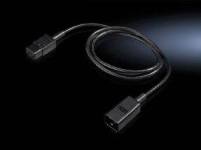 Rittal Current Cable extension [1x IEC C20 plug - 1x IEC C19 socket ] 1.80 m Black-1