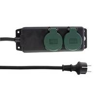REV 0512467555 Power strip 2x Black, Green PG connector 1 pc(s)-2