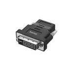 Hama 00200338 DVI / HDMI Adapter [1x UK plug - 1x DVI-D plug] Black