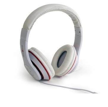 Gembird Los Angeles On-ear headphones Corded (1075100) White Headset-1