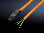 Connection cable for the infeed