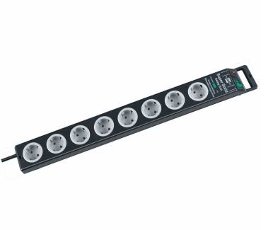 Brennenstuhl 1153380318 Surge protection power strip 8x Black, Grey PG connector 1 pc(s)-1