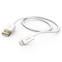 Hama [1x USB 2.0 connector A - 1x Apple Dock lightning plug] 1.50 m White-2