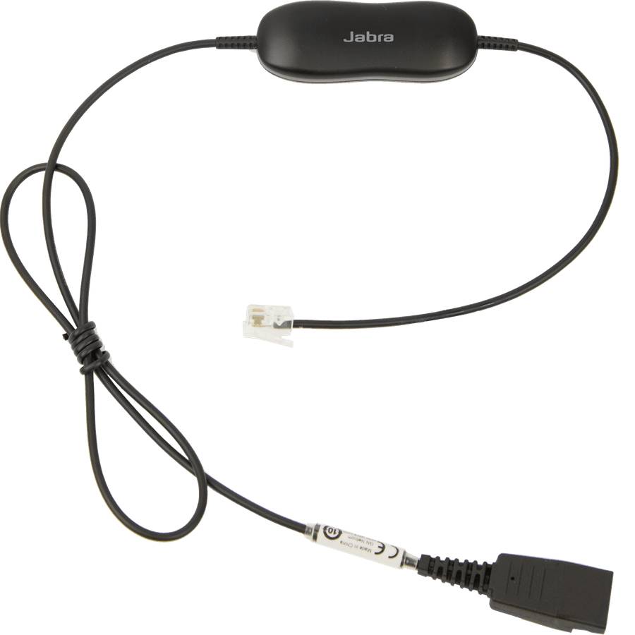 Jabra GN1216 Phone headset cable Black