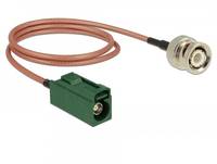 Delock Wi-Fi aerials Cable [1x SMBA FAKRA socket - 1x BNC plug] 0.50 m Multicolour-3