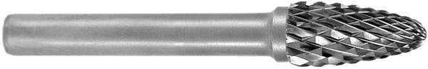 RUKO 116033 Burr Carbide metal Round arch 12 mm Length 65 mm Shank diameter 6 mm