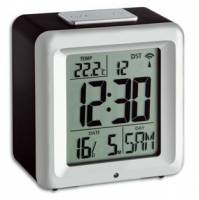 TFA Dostmann 60.2503 Radio Alarm clock Black-silver Alarm times 1-2
