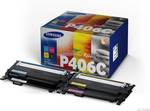 Samsung Toner cartridge combo pack CLT-P406C Black, Cyan, Magenta, Yellow