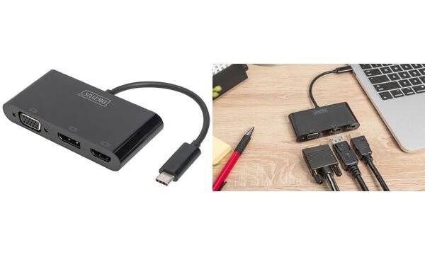 Digitus USB-C® docking station DA-70859 Compatible with (brand): Universal-8