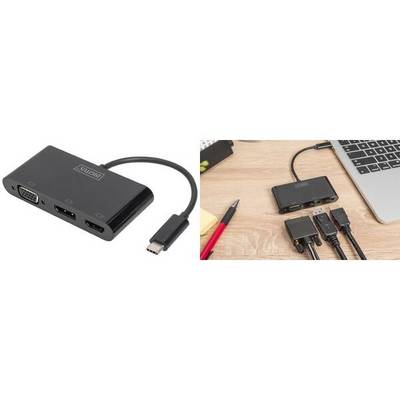 Digitus USB-C® docking station DA-70859 Compatible with (brand): Universal-8
