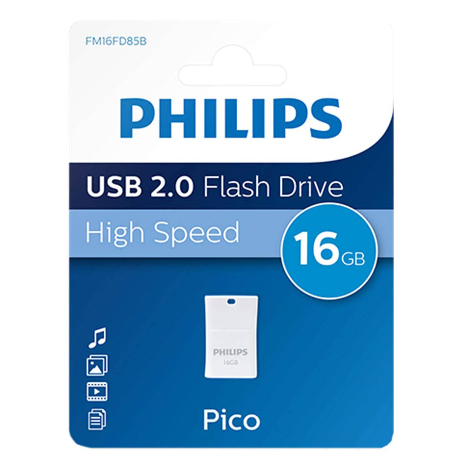Philips USB stick 16 GB Blue USB 2.0 | Conrad.com