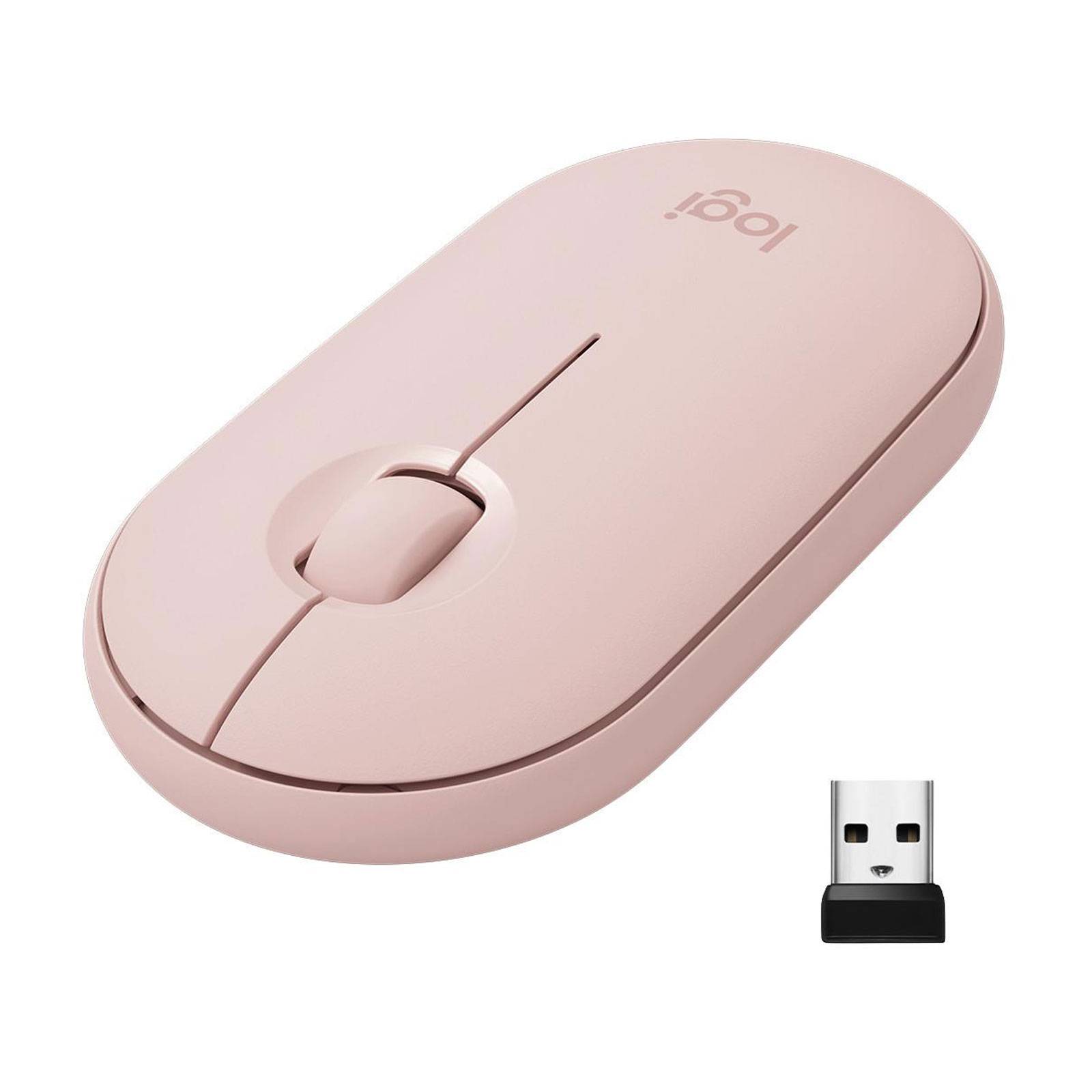 Logitech Pebble M350 Mouse Bluetooth®, Radio Optical Rose 3 Buttons 1000 dpi Quiet keypad-3