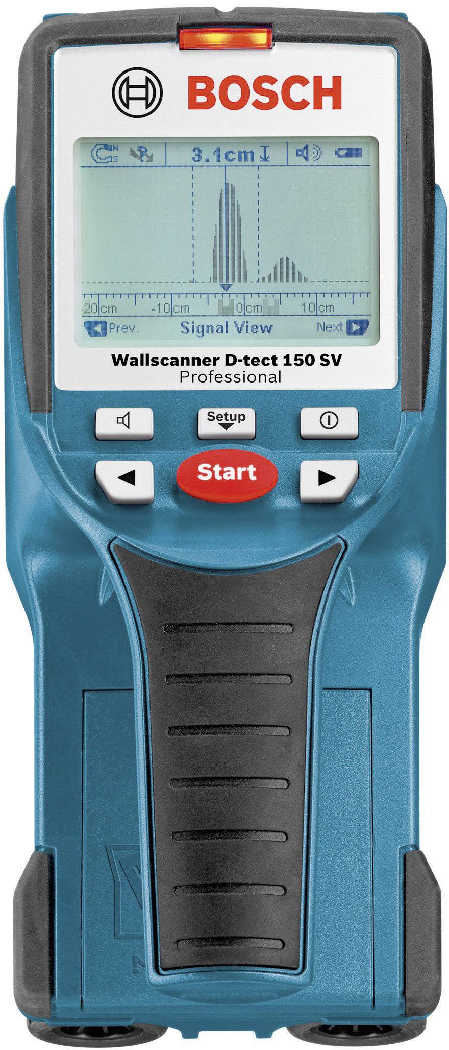 Bosch Professional Detector D-TECT 150 SV 0601010008 Locating depth (max.)  150 mm Suitable for Wood, Ferrous metal, Non