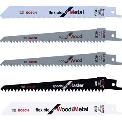 Bosch Home and Garden F016800307 Keo 5-pack saw blade set Saw blade length 150 mm 1 pc(s)