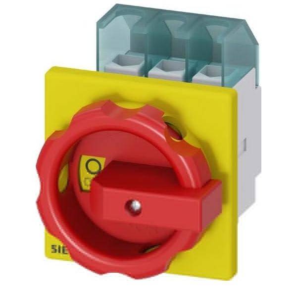 Circuit breaker Red, Yellow 3pin 16 mm² 25 A 690 V AC Siemens 3LD21440TK53