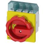 3LD switch disconnector, emergency stop switch, 6-pole, Iu: 25 A, operating power ...