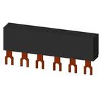 3PH. Busbars division distance 45mm for 2 switches, connections in fork shape