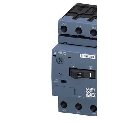 Siemens 3RV1011-1EA10 Circuit breaker 1 pc(s) 3 makers Adjustment range (amperage): 2.8 - 4 A Switching voltage (max.): 